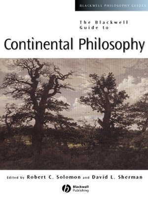 cover image of The Blackwell Guide to Continental Philosophy